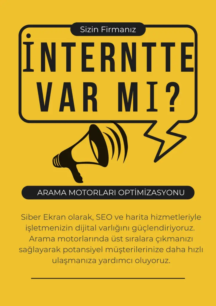 Siber Ekran Seo ve Arama Motorları Optimizasyonu